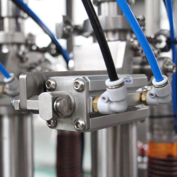 Automatic Glass Jar Heating Filling Machine For Peanut Butter Chocolate Paste
