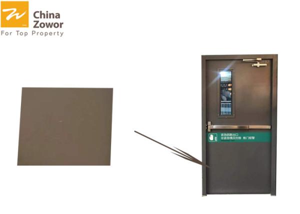 UL Certified 1 Hour Rated Fire Safety Door Fire Exit Door With Vision Panel/ Customized Size