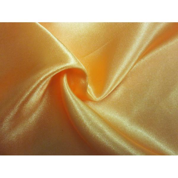 Black 100% Soft Polyester Fabric Normal Satin Dyed 82GSM Weight For Dress