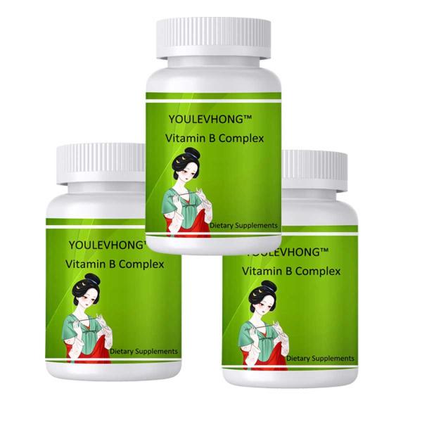 Vitamin Complex 60 Capsules With B5 5 Mg B2 20 Mg B9 400 Mcg B3 25 Mg B7 30 Mcg