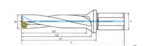 Effective Length 4d U Drill Industrial Innovative Design For Cast Iron Sample