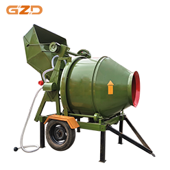 Portable Automatic Mobile Self-Loading Concrete Mixer