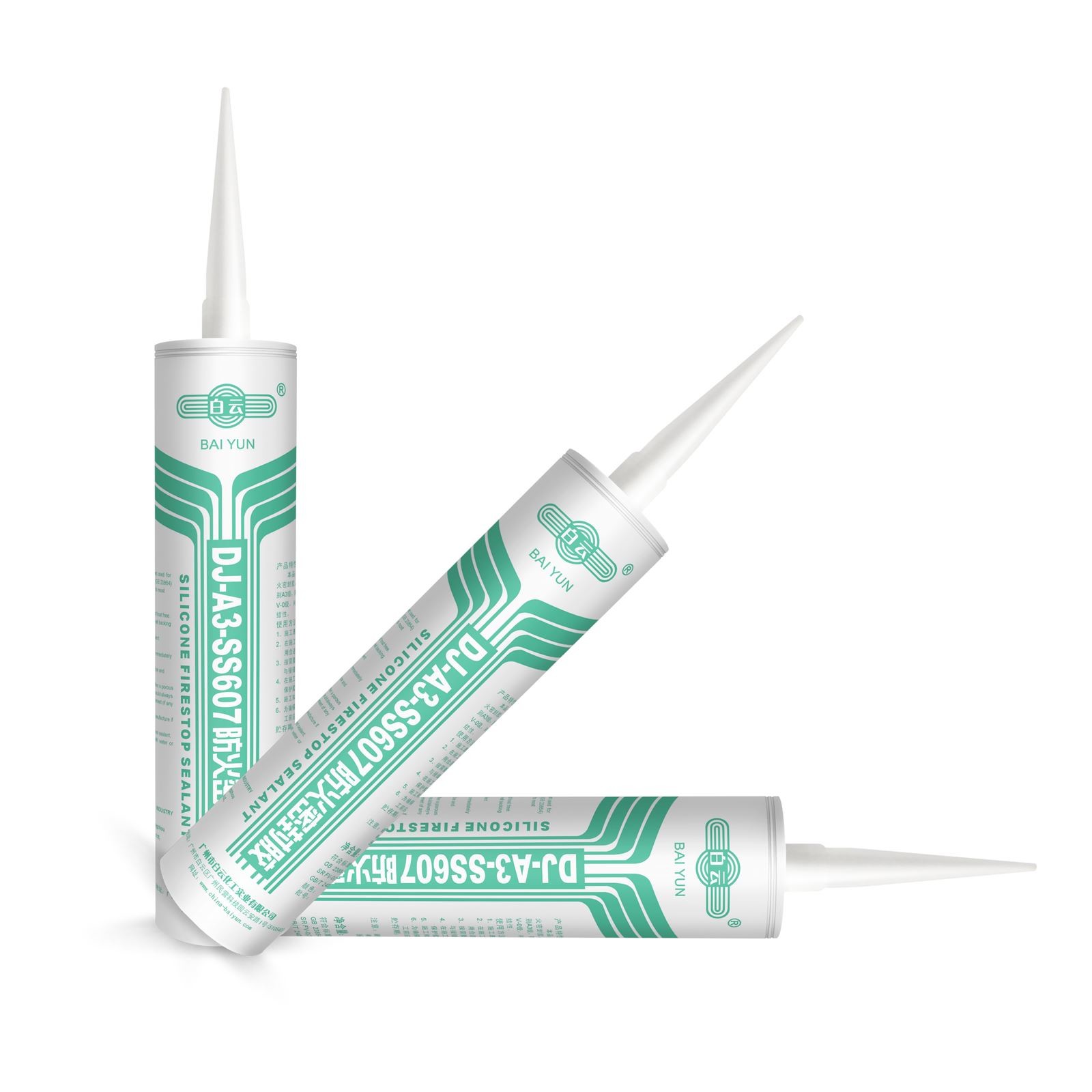Sealant силикона 300ml SS607 RTV Firestop для конструкции