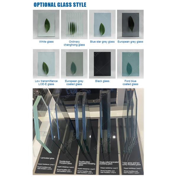 USA American Modern Design Storefront Front Glaze White Swing Entry Commercial Kfc Chicken Aluminium Door