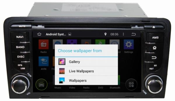 Ouchuangbo Car Radio DVD dual zone for Audi A3 2003-2011 GPS Navigation Stereo Android 4.4