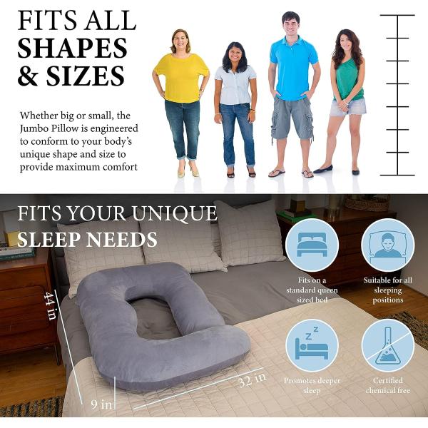 Marine Pattern Pregnancy Pillows U-Shape Full Body Pillow for Maternity Sleeping 1.5-2 Kg