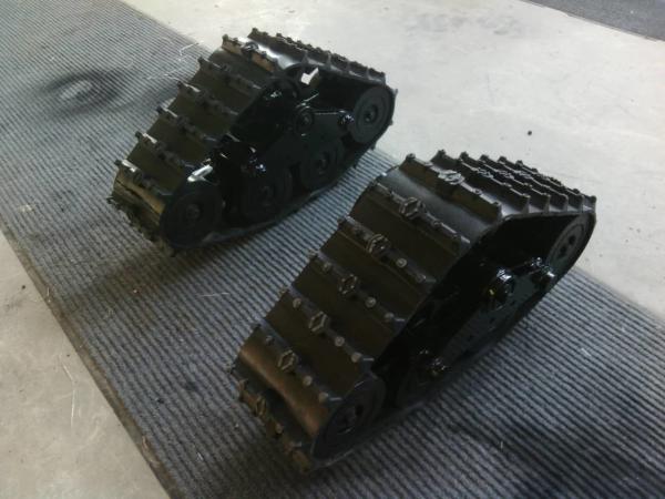 Small Black Wheel Track System LP-180 For 200-300kg ATV Car ISO9001 Approval