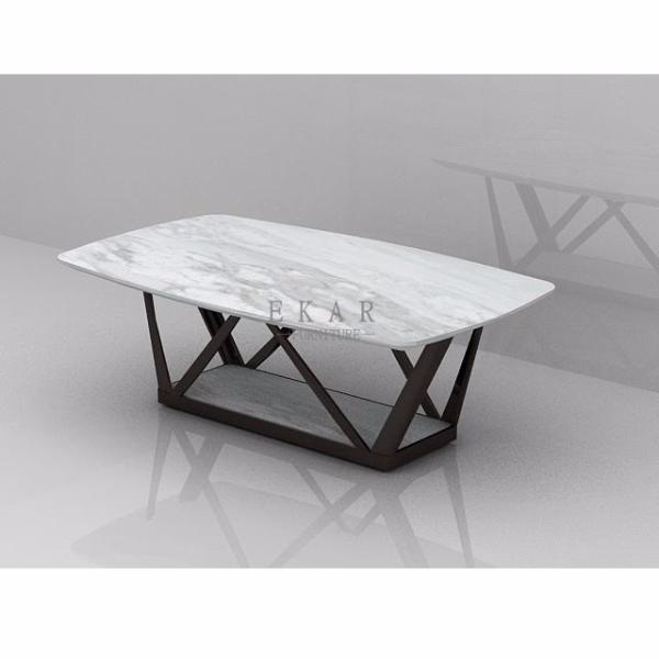 Italy Simple Style Modern Designs Rosa Gray Marble Coffee Table ZZ-S1710