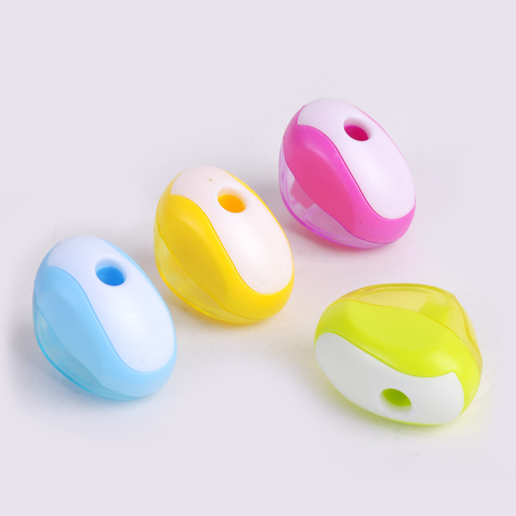 wholesale single hole plastic with scrape bin pencil sharpeners