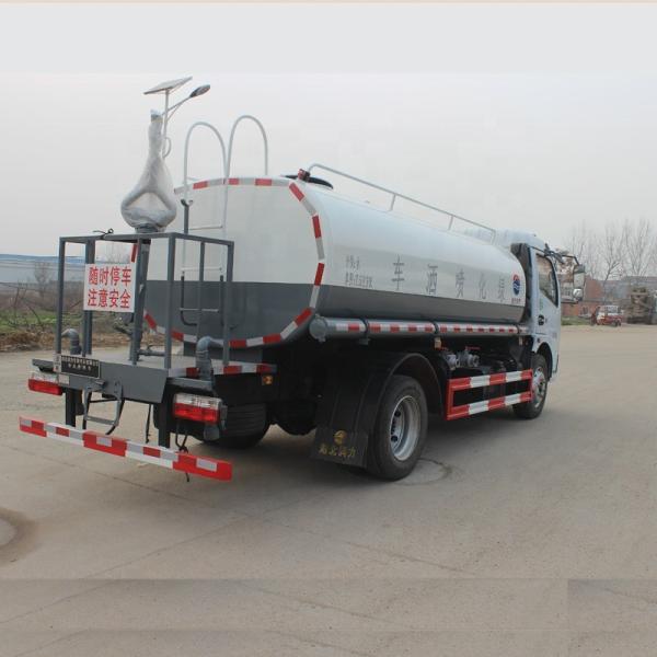 White 7000-9000 Liters Water tank Truck  Spraying  Truck 	water Bowser Truck