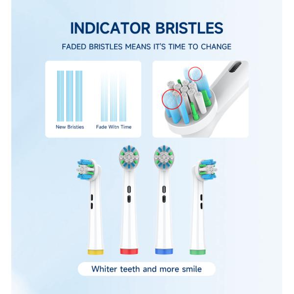 Oral Care Round Electric Toothbrush Rotating Head For Deep Cleaning