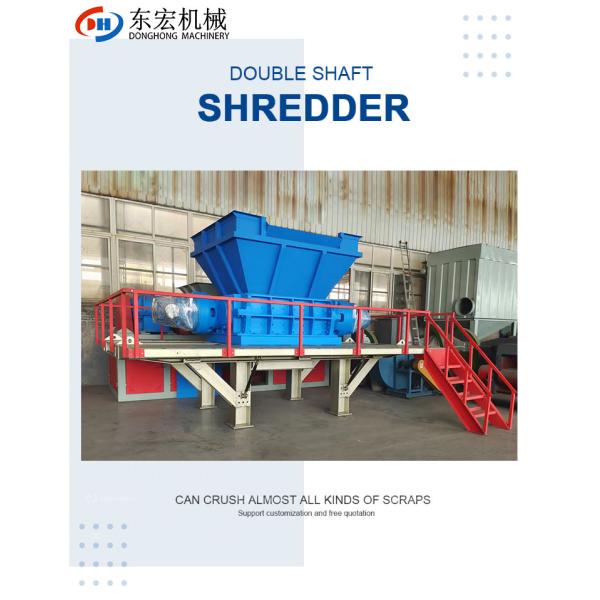 3000kg/h Waste Wood Pallet Mattress Shredder Recycling Plastic Furniture Efficiently
