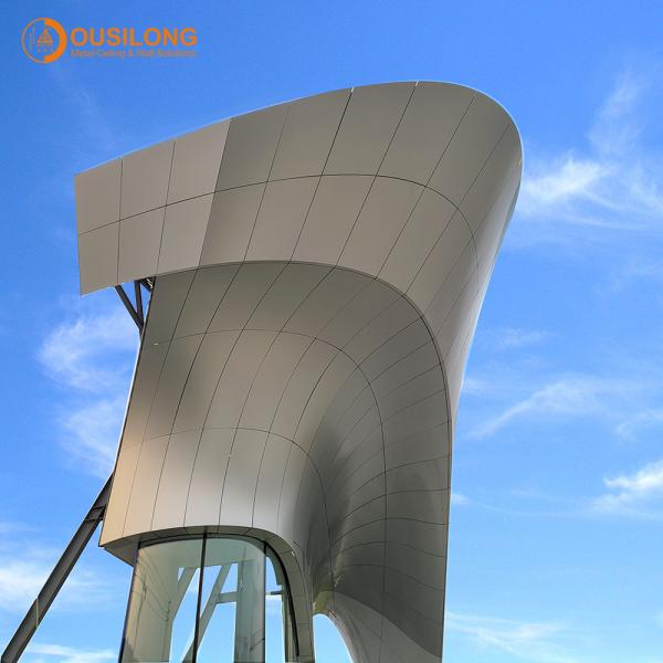 Acoustic Suspended Arc Aluminium 300x300 Panel False Cloud Shape Curved Wall Ceiling Board