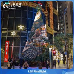 30MM IP66 DC24V RGB アウトドア アルミ プロファイル 恒久 LED クリスマス LED ピクセルポイントライト