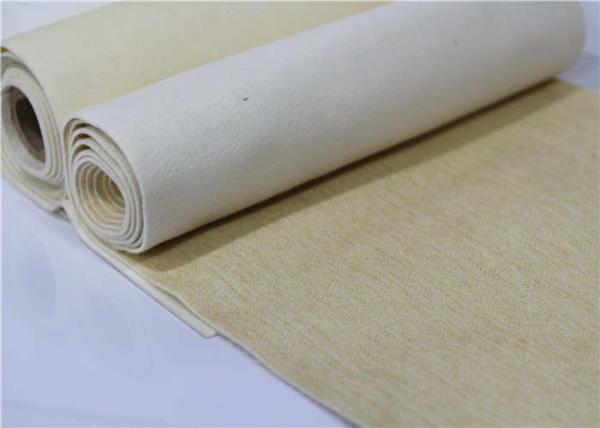 Asphalt Plant Silt Filter Cloth , Woven Felt Fabric Heavy Duty 500GSM Waterproof