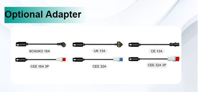 Заряжатель электрического автомобиля EVCOME портативный (220V 7KW МАКС 32A Ajutable) 5M или подгонянный кабель с ODM OEM