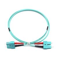 LSZH Duplex Fibra Óptica Cordón de Parche SC PC a SC PC OM3 Multimodo