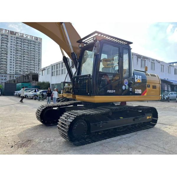20 Tons CAT 320D Excavator Excellent Condition Mdeium Size For Mining Construction