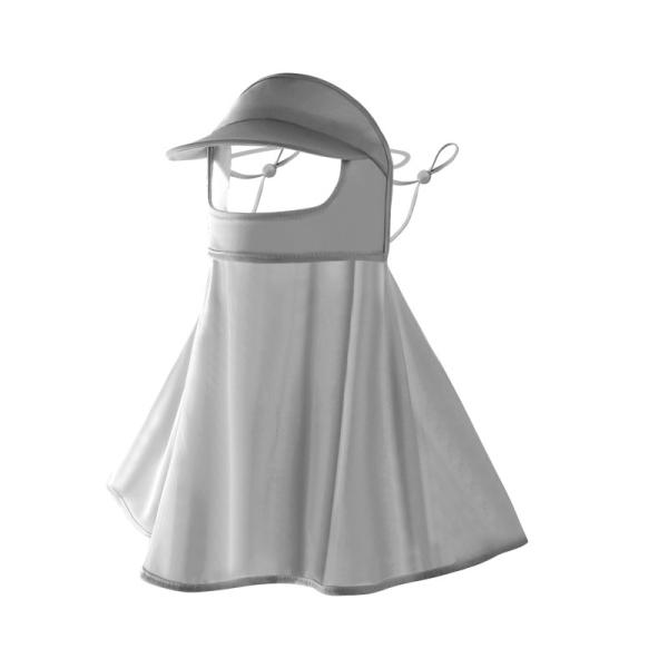 CLASSIC Design Style Outdoor Sunhat with Face Mask Breathable Beach Ladies Visor Hat