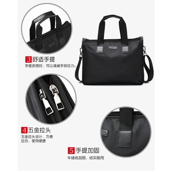 Office Best Briefcase Custom Logo For 14 / 18 / 22 Inch Hp Male Laptop Messenger Sling Bag For Men