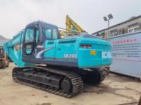 Sk200 - Kobelco usado 8 Mini Excavator 5.5km/H com 0.8m3