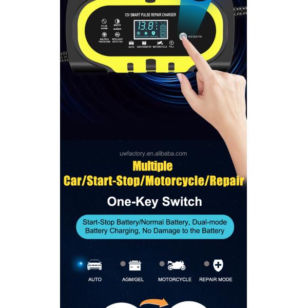 Fashionable Lead Acid Battery Charger OEM/ODM Accepted 12V 10A Solar Car Lead-Acid Battery Charger with SCP Function