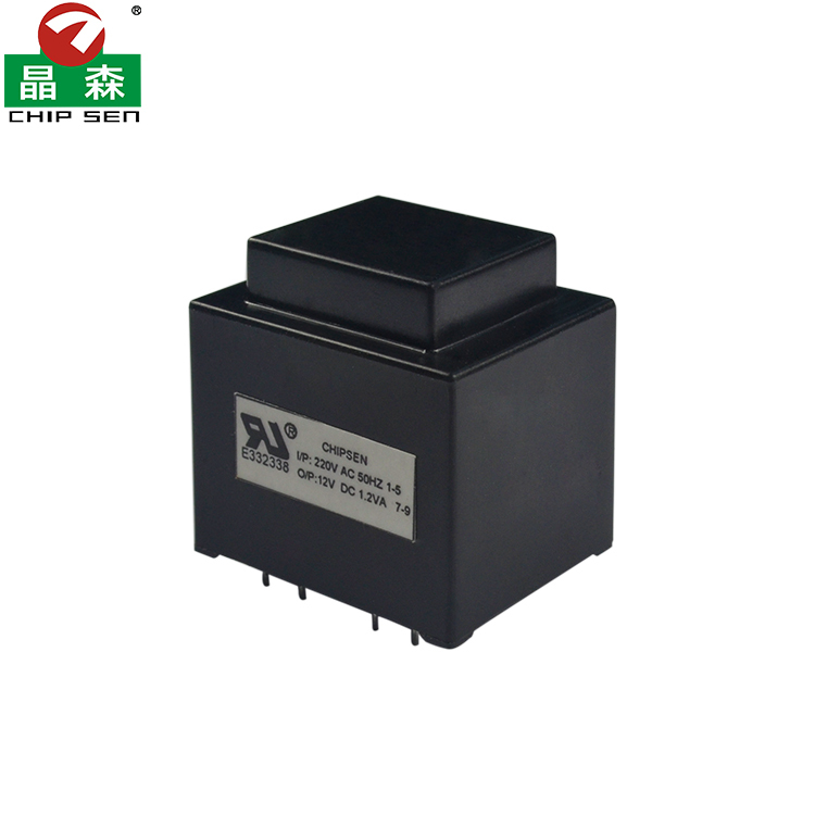 EI30 Encapsulated PCB Mount Audio Transformers 600:600 Ohm For Audio Equipment
