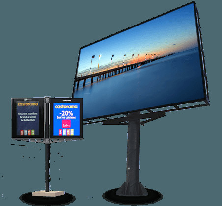 P10 Outdoor LED Advertising Screen 10mm Pixel Pitch IP65 Waterproof high brightness