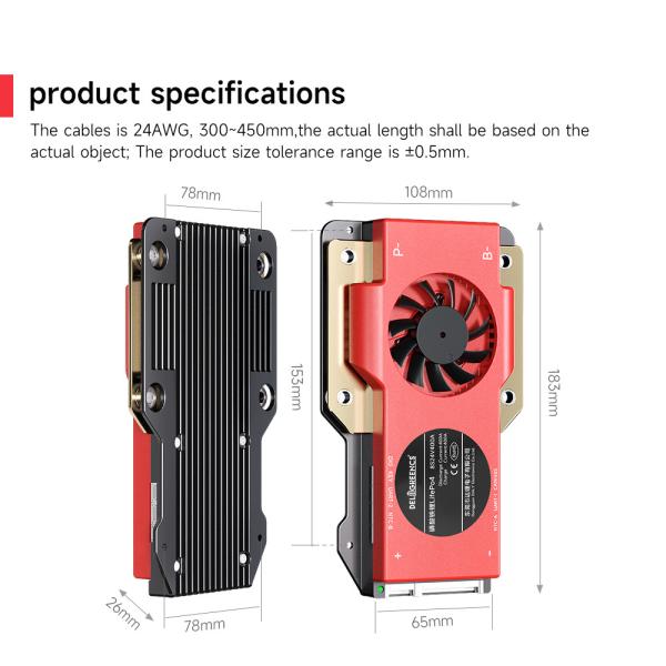 Lifepo4 16S250A Smart BMS Bluetooth 48V Batería solar de litio para el hogar con WIFI