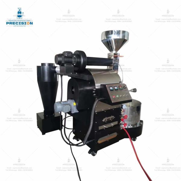 Máquina de torradeira de grãos de café de tambor comercial 5 kg Torradeira de café caseira