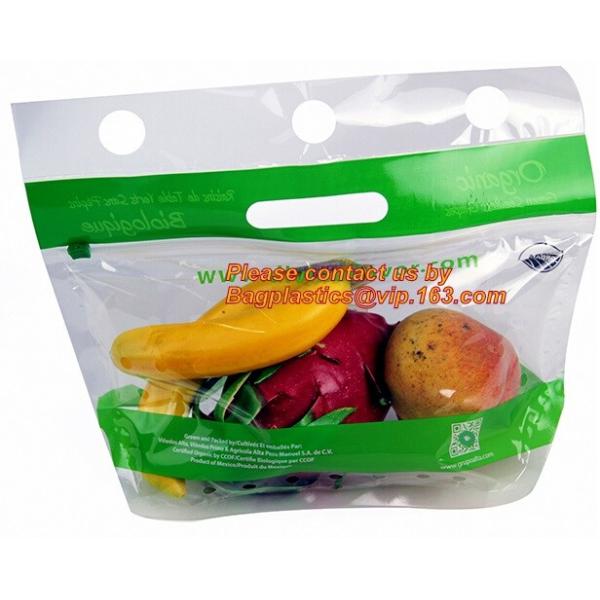 fruits cherries special vent holes packaging poly bag with zip lock, Fresh Fruit Grape Cherry Packing Protection Bag, gr
