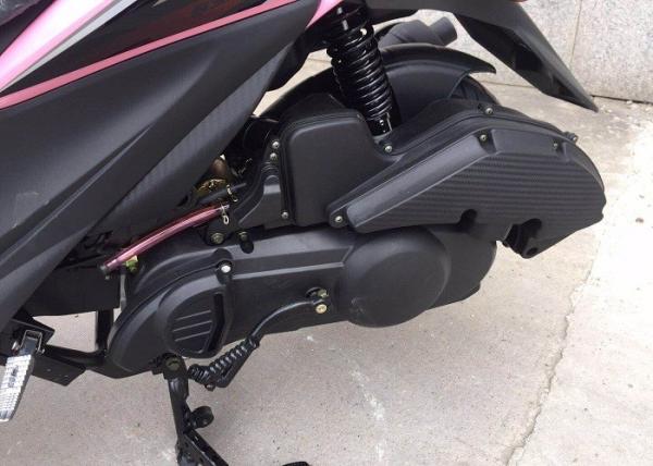 125cc 150cc Engine Gas Motor Scooter Ash Plastic Body Black Alloy Wheel