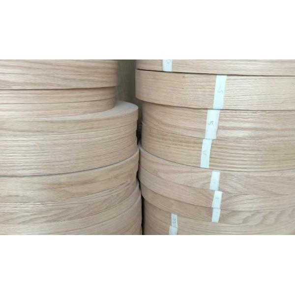 Red Oak Veneer Edge Banding High Elasticity Wear Resistance