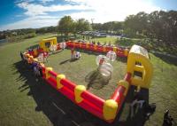 bola de parachoques del hámster humano de 1.0m m TPU, bola inflable del cuerpo de los juguetes al aire libre para los niños y adulto