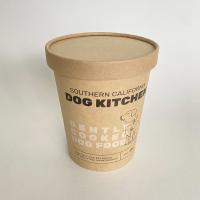 Copo de papel de sopa quente descartável com tampa 32 oz 960 ml recipientes de embalagem Kraft