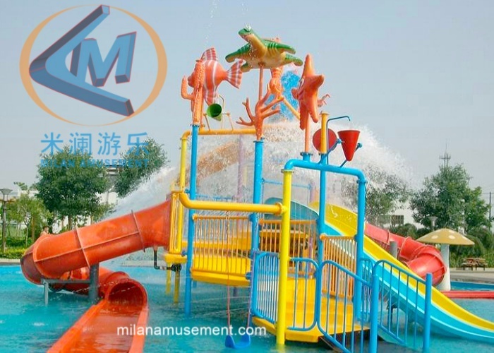 Kids Water Play House Suitable for Water Parks & Aquatic Settings