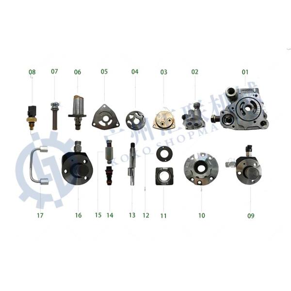 Fuel Pump 105237-4421 For Isuzu 6HK1 Engine Pump For ZAX330 ZAX350 ZAX360 SUMITOMO SH330 SH350