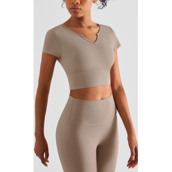 Altiland проложило женщин разминка покрывает v - футболки спорт спортзала йоги шеи