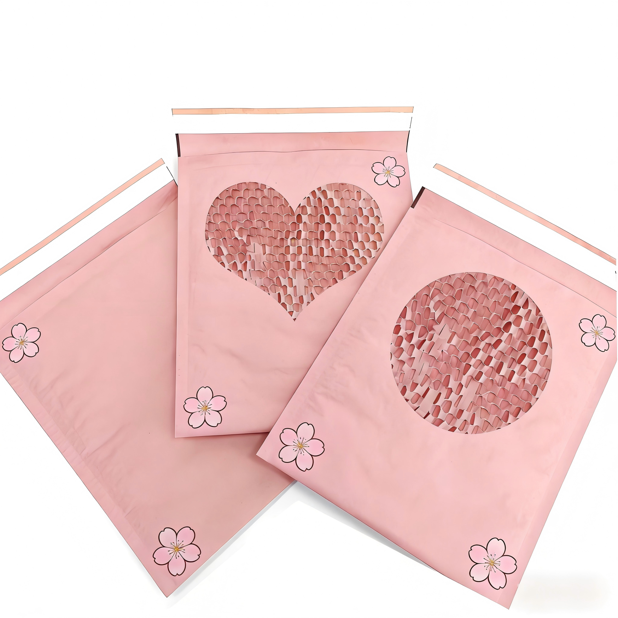 Custom Size 100% Recyclable Honeycomb Paper Mailer with Honeycomb Cushion Structure for Eco Protective Packaging