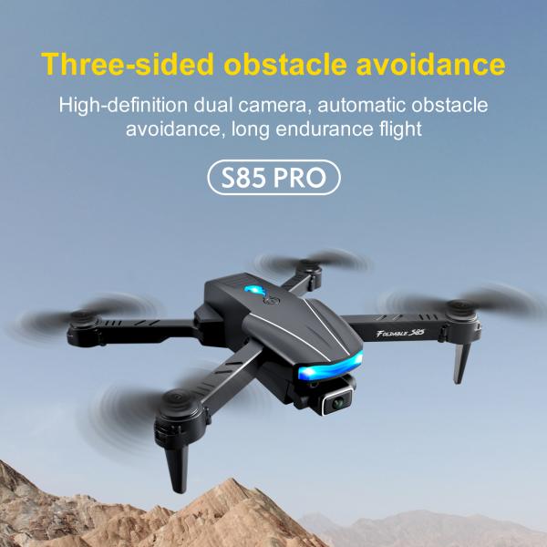 GPS Drone S85 HD4K Dual-camera Anti-collision Obstacle Avoidance 4-axis Folding Remote Control Aircraft