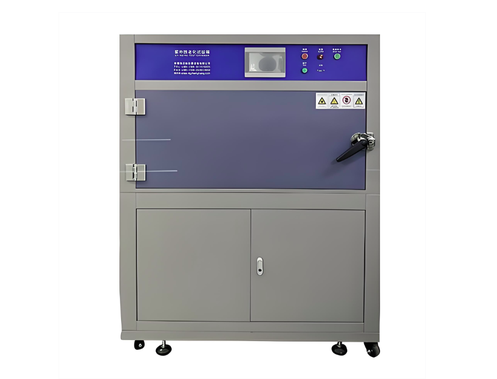 Ultraviolet Light Weathering test Chamber and Ultraviolet Aging test，It Complies with the test Standards of GB/T14522, GB16422, ISO4892-3, ASTMD4329, JISK7219 and JISZ2381.