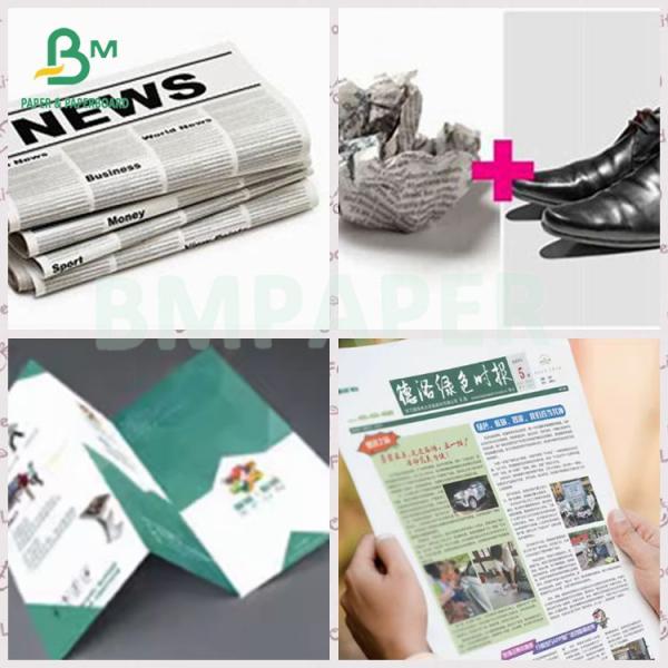 Recyclable Good Ink absorbing Moisture Proof 42 45 GSM Newspaper