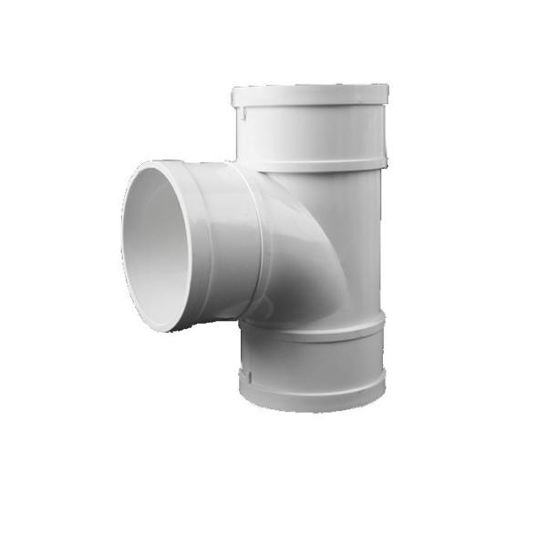 90 Degree Plastic PVC Grooved Pipe Fittings Elbow For Water Supply Drainage