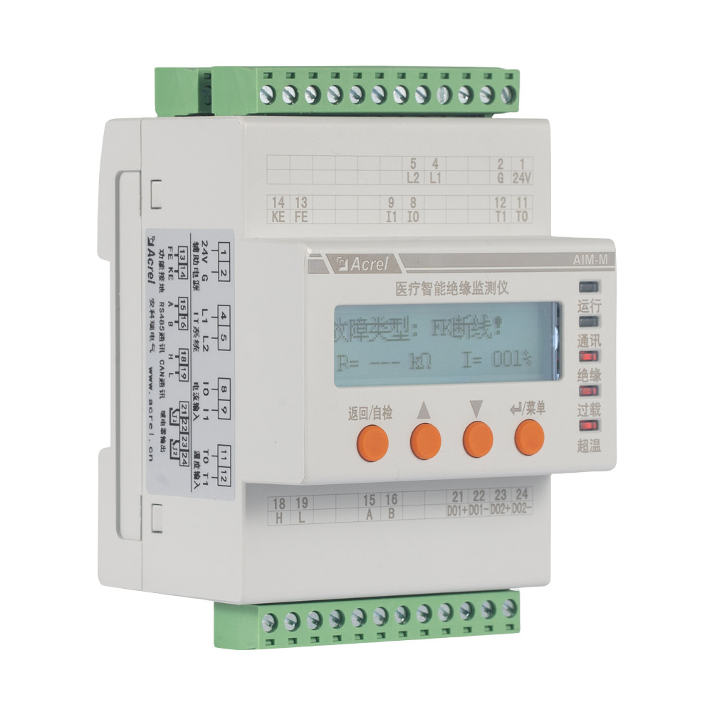 Acrel AIM-M300 Медицинский интеллектуальный изоляционный монитор для ICU CCU и операционных комнат