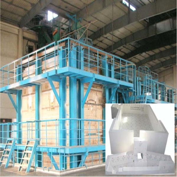 Horno de vidrio de 30TPD con alimentación final, combustible gas natural, horno de vidrio para vidrio flint para envases