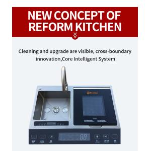 Цвет 220В/50Хз машины щетки шара наборов судомойки 6 раковины черный