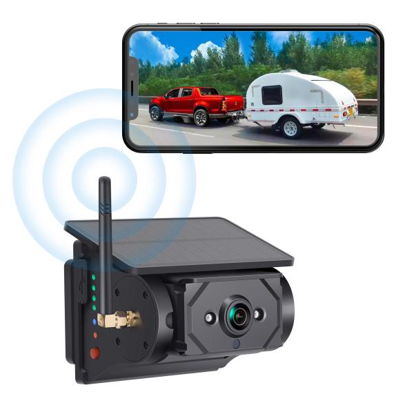 Solar Powered WiFi Backup Security System Waterproof CCD Image Sensor Dash Cam