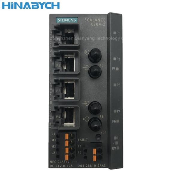 New Original Siemen S Switch 6gk5204-2bb10-2AA3 Scalance X204-2 Managed Industrial Ethernet Switch 4X 10/100 Mbit/S RJ45 Ports