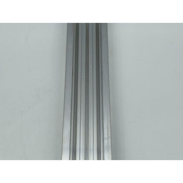 Aluminum alloy guide profile for industrial melting furnaces - 6063 extruded and cut service - Silver-white square T3-T8
