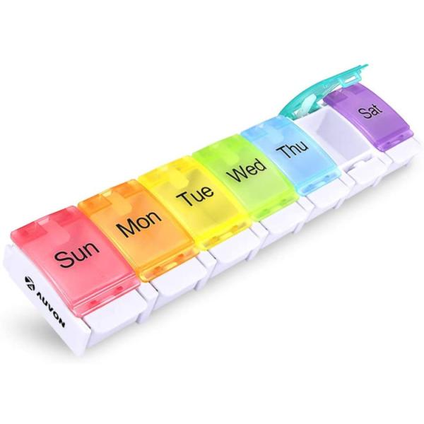 Brand New Case 7Days Travel Timer Portable Storage Cases Organizer Monthly Pill Box